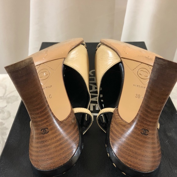 🆕 Chanel CC stitching slingback pumps 💃🏻 - Picture 6 of 7